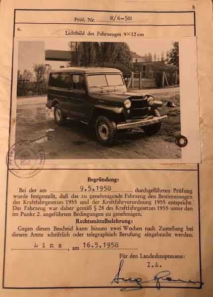 Willys Jeep Sedan 475 - 4WD Baujahr BJ -