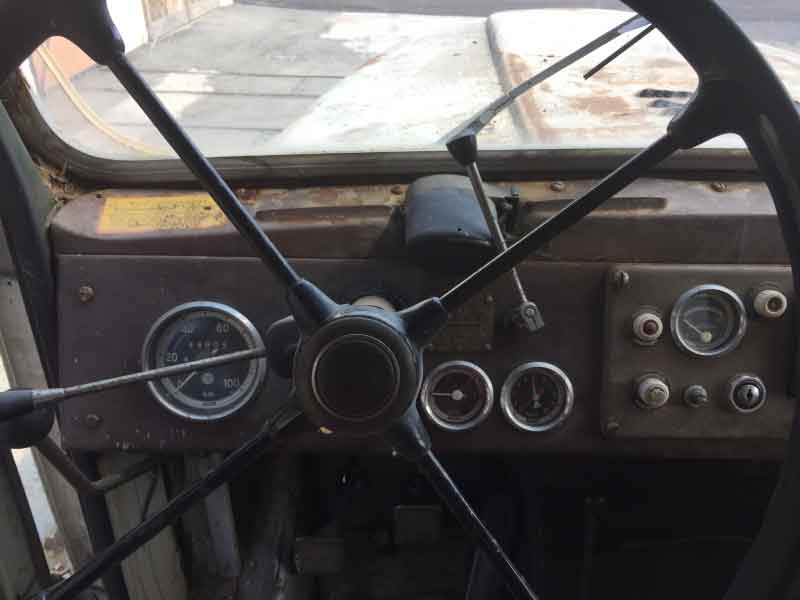 Steyr 586 Kipper mit Palfinger Kran Baujahr BJ -