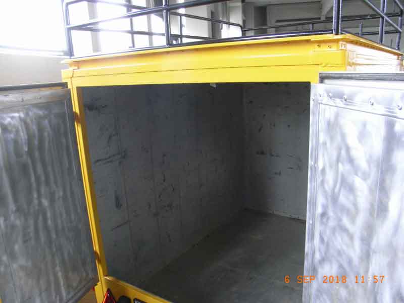 Oldtimer Anhänger Post Baujahr BJ -