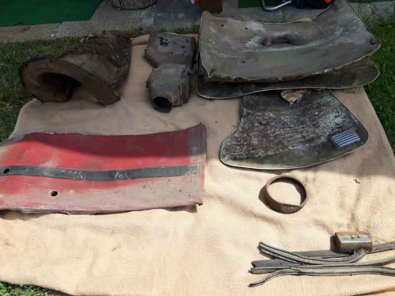 Scheunenfund Mercedes W 187 BJ 1951-54 Teile Baujahr BJ -