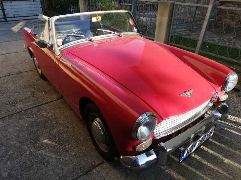 Austin Healey Sprite Titelseitenfahrzeug Baujahr BJ -