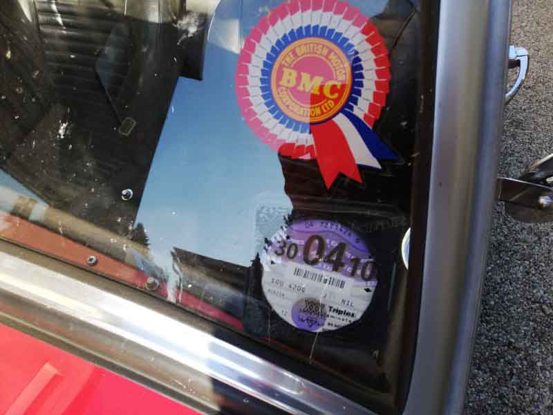 Austin Healey Sprite Titelseitenfahrzeug Baujahr BJ -