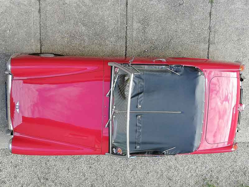 Austin Healey Sprite Titelseitenfahrzeug Baujahr BJ -