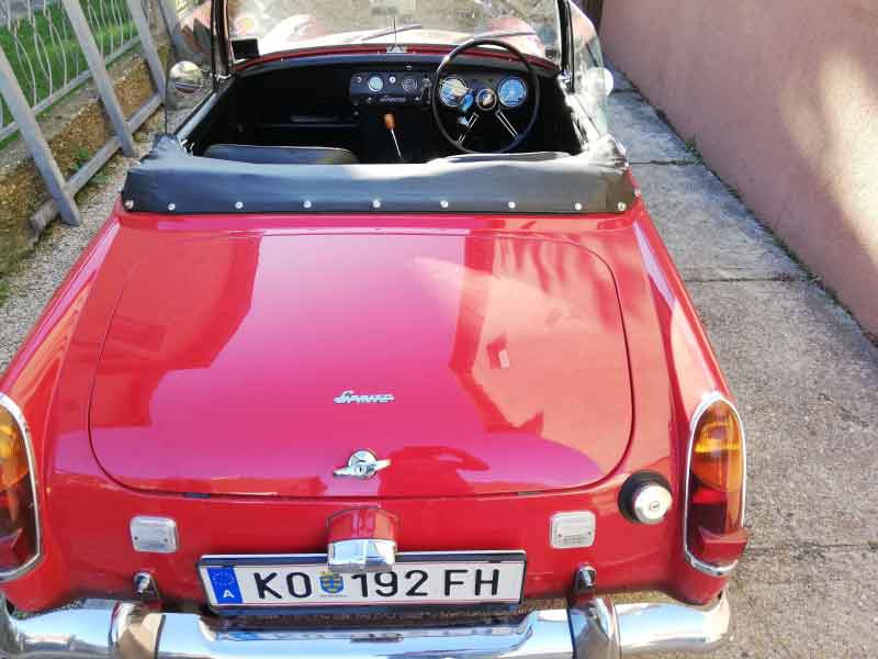 Austin Healey Sprite Titelseitenfahrzeug Baujahr BJ -