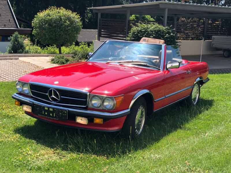 MERCEDES BENZ SL KLASSE 560 SL Oldtimer Cabrio/Roadster Baujahr BJ -