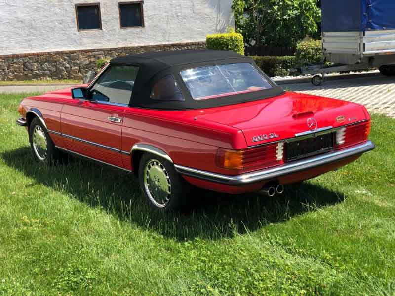 MERCEDES BENZ SL KLASSE 560 SL Oldtimer Cabrio/Roadster Baujahr BJ -
