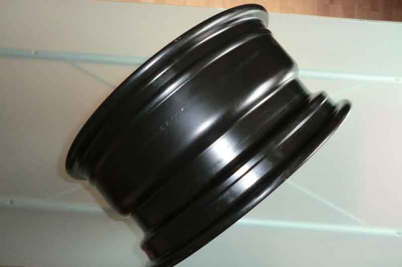 4 FabriksNEUE ! orig. JAGUAR Stahlfelgen für JAGUAR XJ / XJS - NIE GEFAHREN - VÖLLIG NEU ! Baujahr BJ -