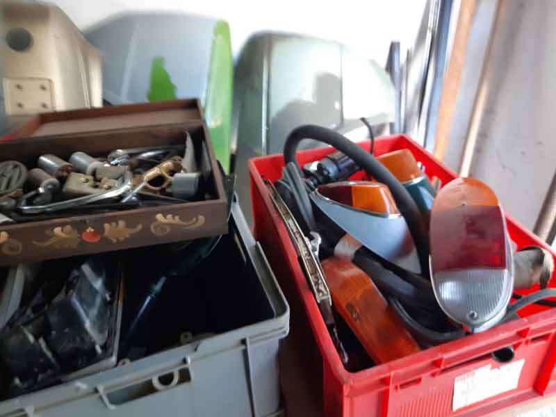 Scheunenfund! diverse original Oldtimer - Ersatzteile Baujahr BJ -