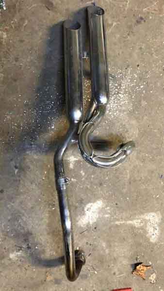 Yamaha Auspuff Baujahr BJ -