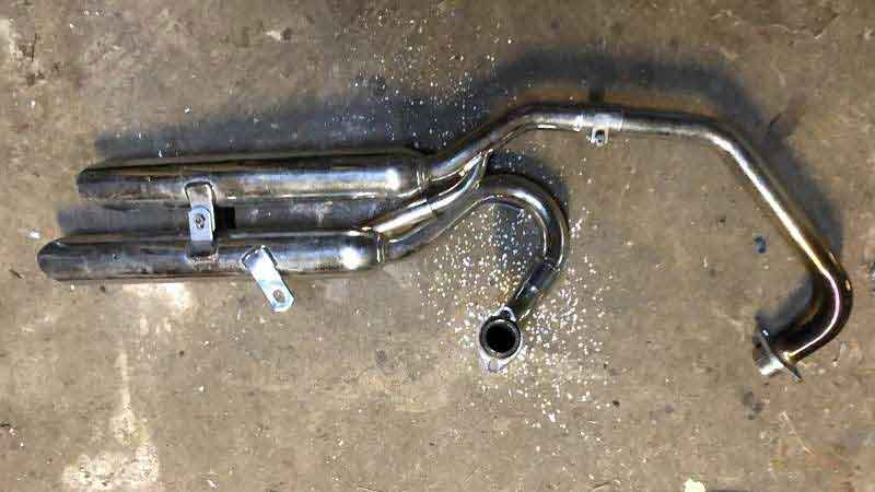 Yamaha Auspuff Baujahr BJ -