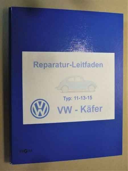 VW Käfer Reparaturanleitung Werkstatthandbuch im Ordner Baujahr BJ -