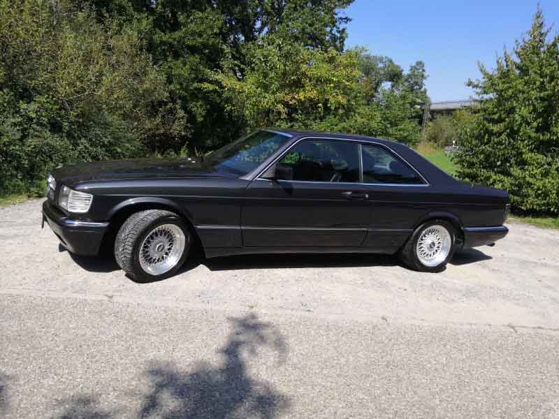 Mercedes 500 SEC W126 C I Bj. 1986 I Blau Schwarz Metallic Baujahr BJ -