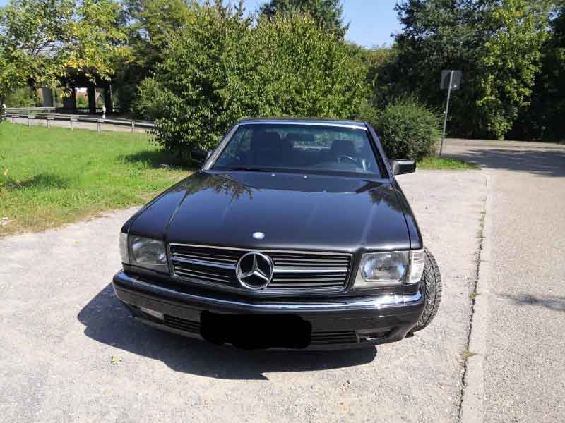 Mercedes 500 SEC W126 C I Bj. 1986 I Blau Schwarz Metallic Baujahr BJ -