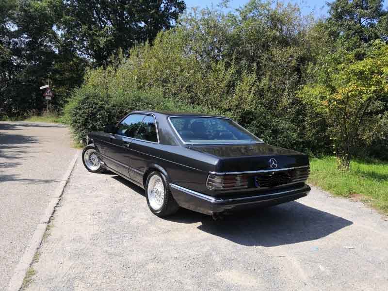 Mercedes 500 SEC W126 C I Bj. 1986 I Blau Schwarz Metallic Baujahr BJ -