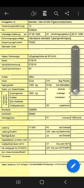 Steyr 80 Baujahr BJ -