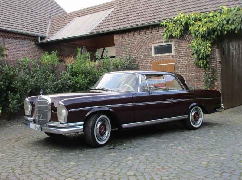 Mercedes-Benz 250 SE Bordaux- rot W 111 Baujahr BJ -