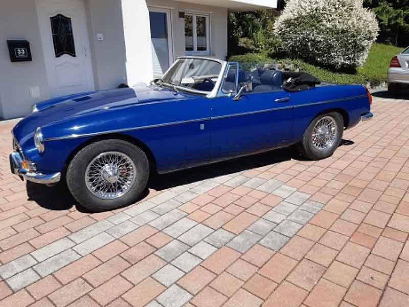 MGB 1800 94 PS Bj 1970 KM 99999 Cabrio Baujahr BJ -