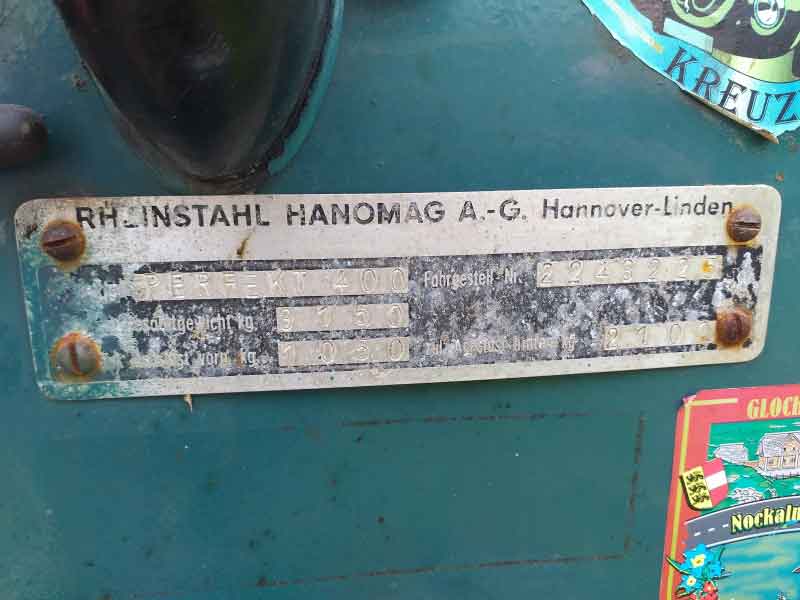 Hanomag Perfekt 400 Baujahr BJ -