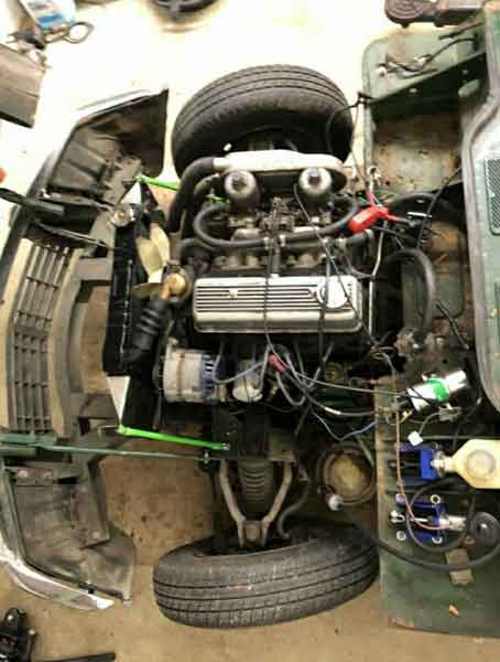 Triumph Spitefire 1500, Bj.75 in british racing green Baujahr BJ -