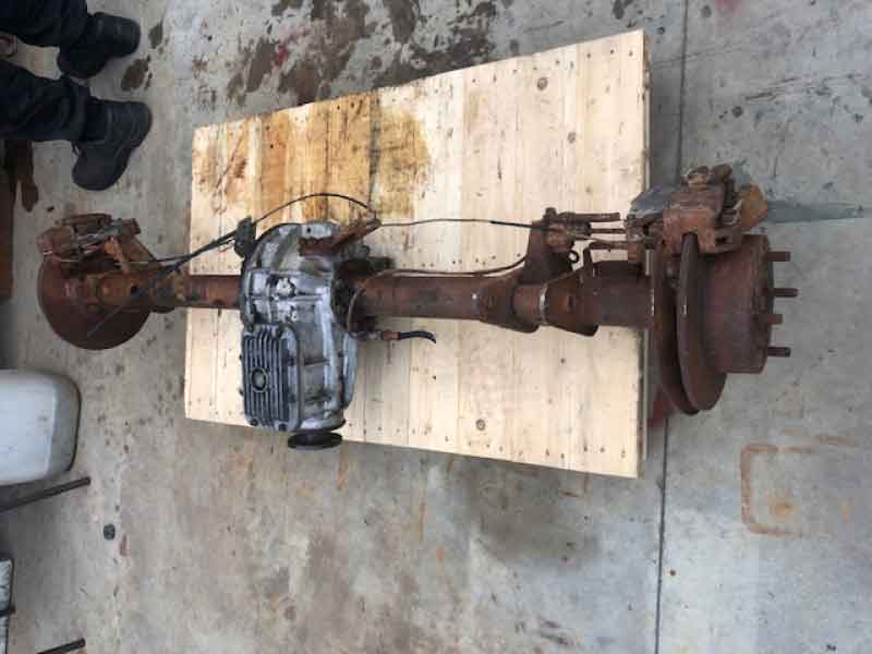 Rear axle with differential for Alfa Romeo Gt s1 and Duetto Baujahr BJ -