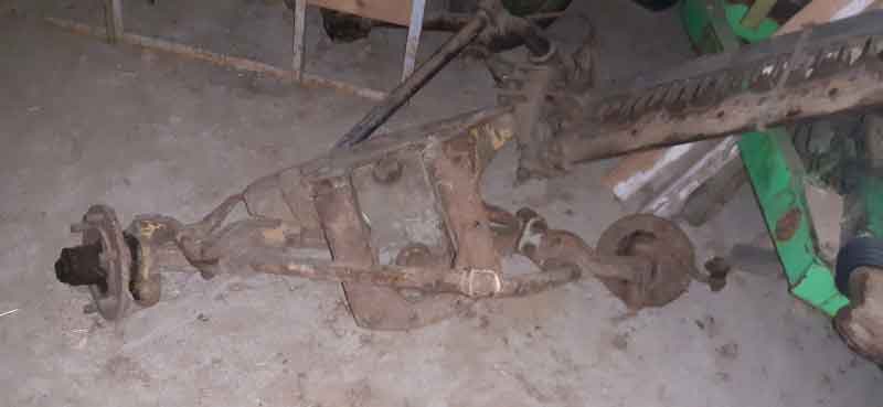 Vorderachse Vermutlich Lanz oder Deutz Baujahr BJ -