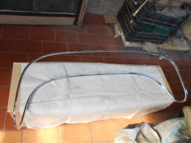 Rear window chrome frame for Ferrari Dino 246 Baujahr BJ -