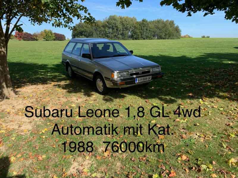 Subaru leone 1.8 4wd Automatik mit Kat Baujahr BJ -