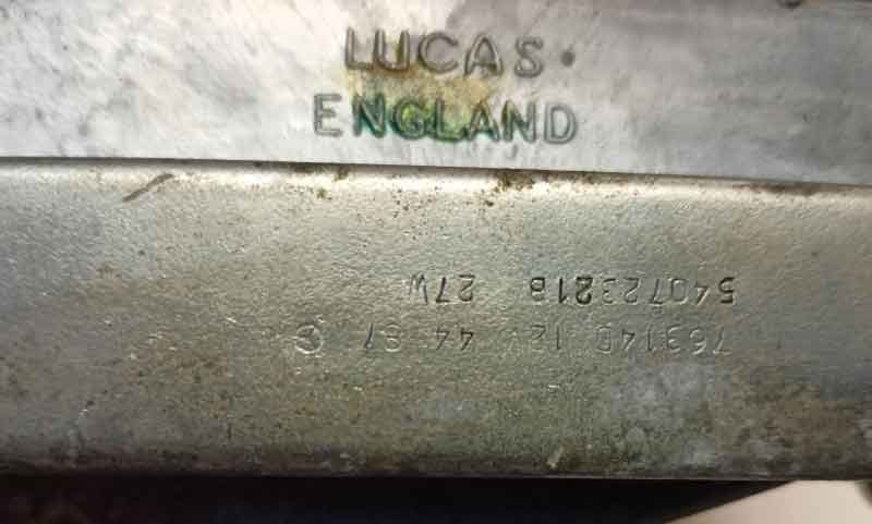 Scheibenwischermotoreinheit JAGUAR XJS 1977 Baujahr BJ -