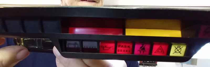 Warnanzeige Träger JAGUAR XJS 1977 Baujahr BJ -