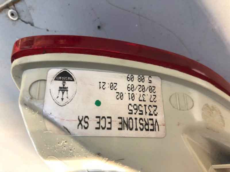Left taillight for Maserati Granturismo e Grancabrio Baujahr BJ -