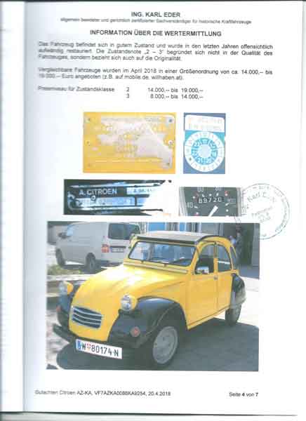 Citroen 2CV Baujahr BJ -