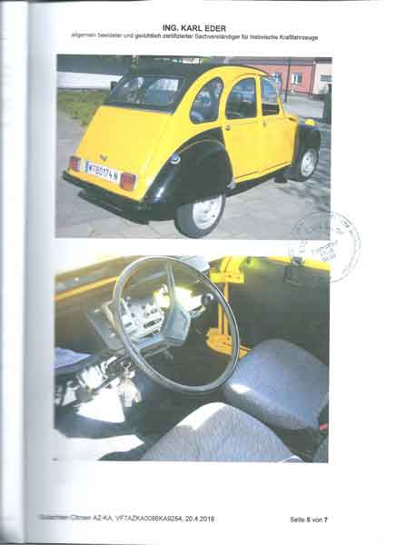 Citroen 2CV Baujahr BJ -