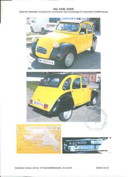 Citroen 2CV Baujahr BJ -