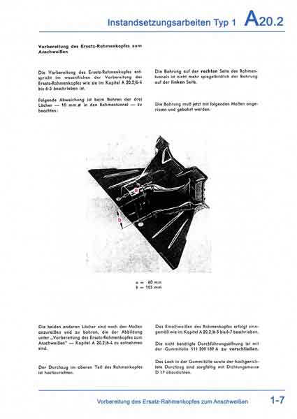 VW Käfer Reparatur - Leitfaden Aufbau, Karosserie Baujahr BJ -
