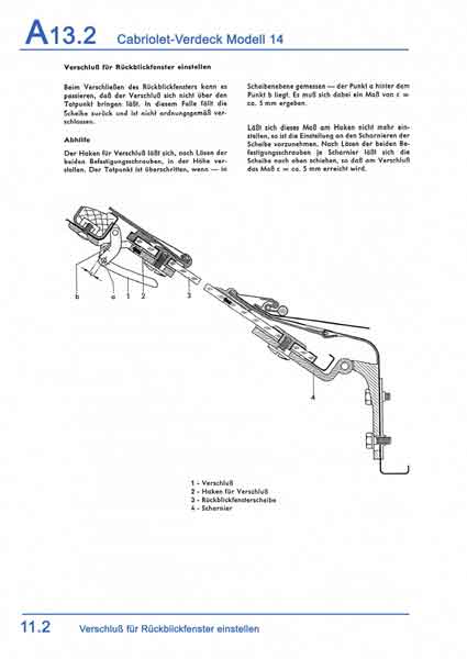 VW Käfer Reparatur - Leitfaden Aufbau, Karosserie Baujahr BJ -