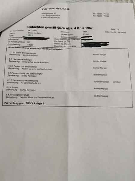 Mercedes 190E Baujahr BJ -