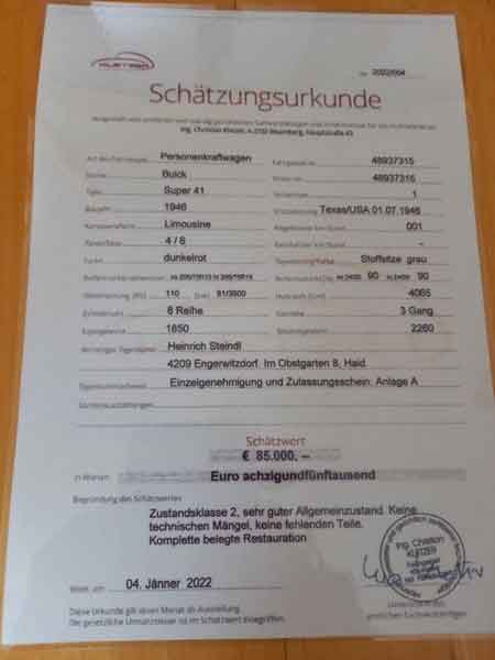 Buick Super 41 Baujahr BJ -