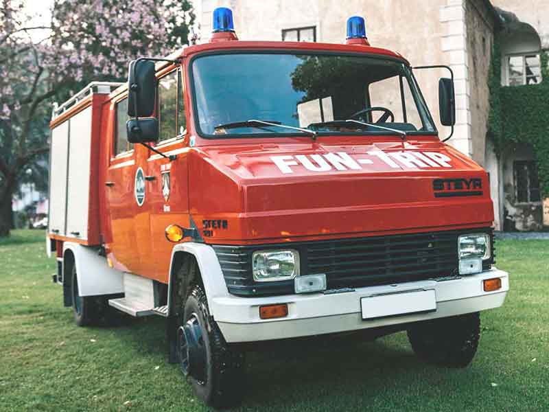 Steyr 591 ñ Löschfahrzeug Baujahr BJ -