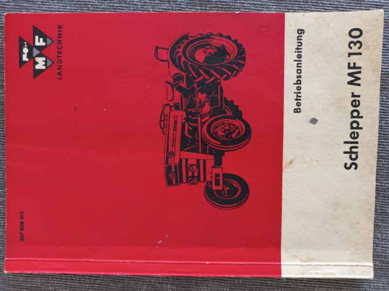 Massey Ferguson 130 Schmalspur Baujahr BJ -