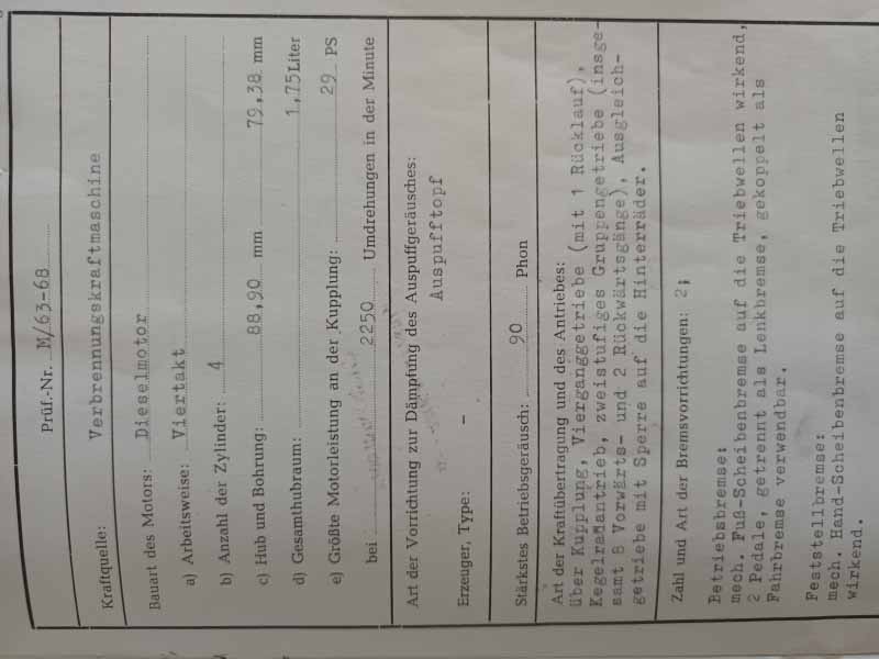 Massey Ferguson 130 Schmalspur Baujahr BJ -