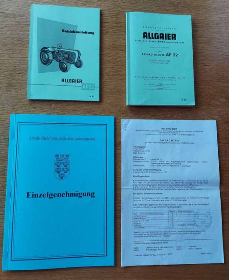 Porsche Allgaier AP22 Baujahr BJ -