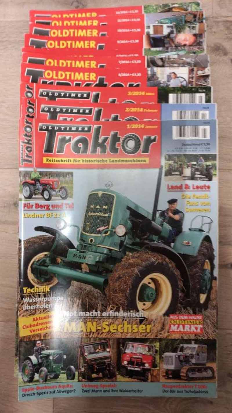 Verkaufe Oldtimer Traktor Magazine Baujahr BJ -