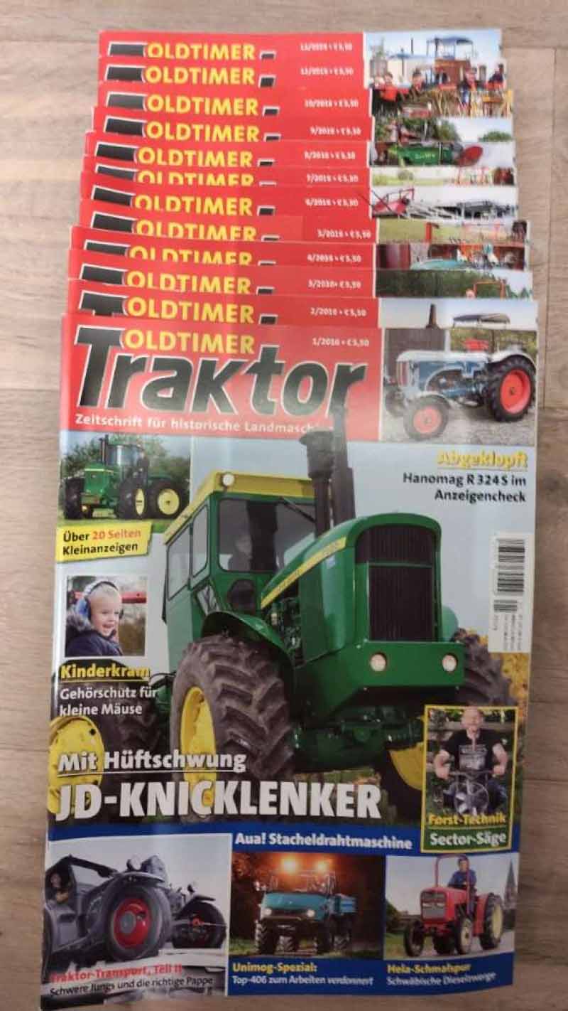 Verkaufe Oldtimer Traktor Magazine Baujahr BJ -