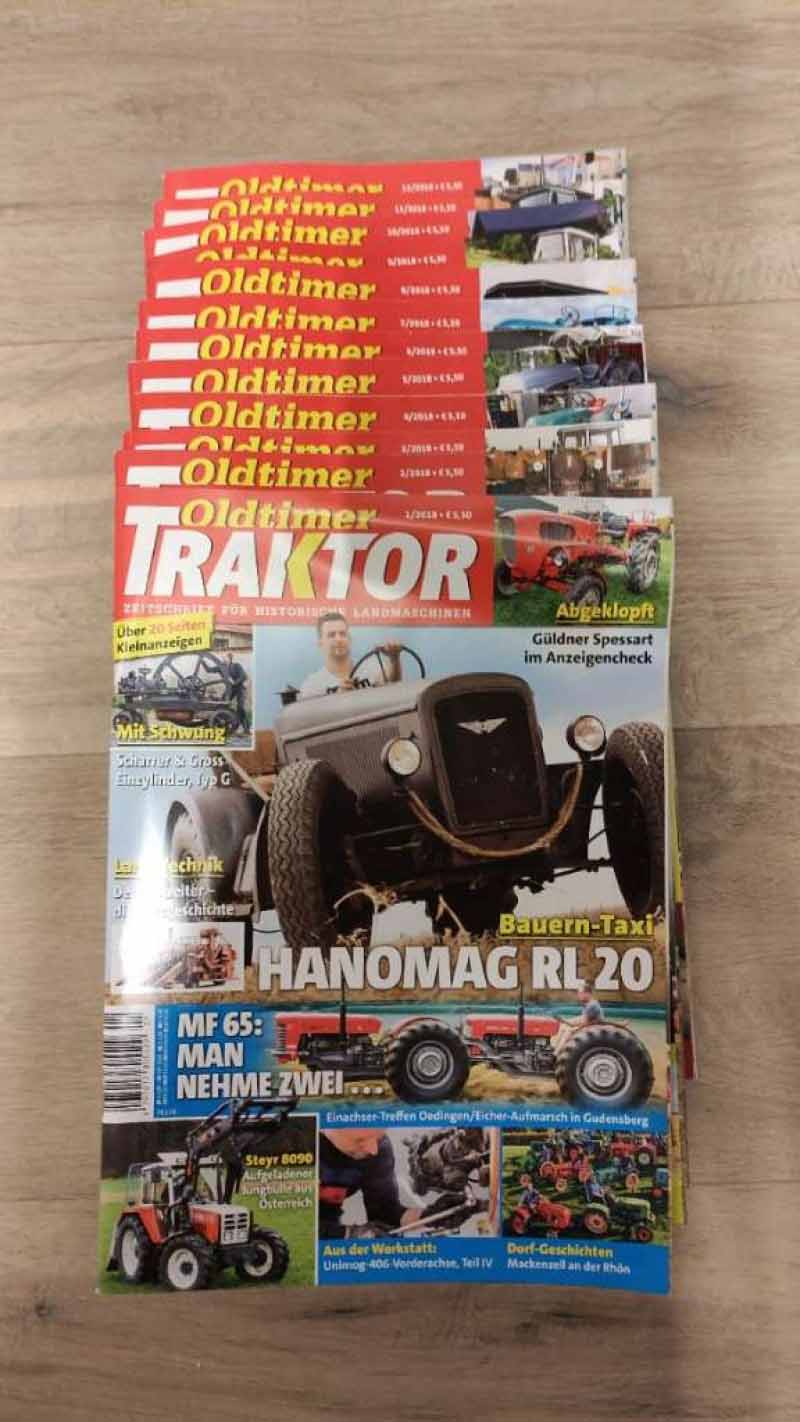 Verkaufe Oldtimer Traktor Magazine Baujahr BJ -