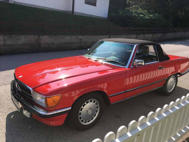 Mercedes Roadster 560 SL,technisch und optisch perfekt,absolut rostfrei Baujahr BJ -